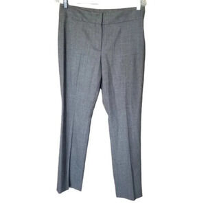 𝅺Akris Wool Grey  Dress Pants Trousers Straight Leg 6